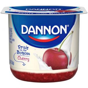 Dannon Fruit On The Bottom Cherry Low Fat Yogurt (5.3 OZ, 12 Per Case)