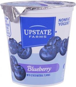 Upstate Farms Nonfat Blueberry Blended Yogurt, 12 x 8 oz Case