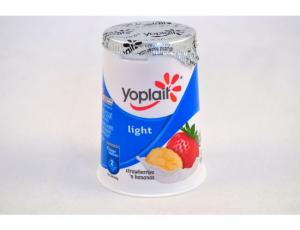 Yoplait Light Strawberry Banana Smoothie Yogurt, 6 Ounce - 12 per case.