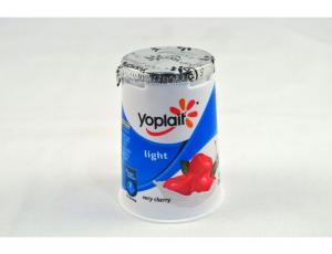 Yoplait Light Very Cherry Yogurt, 6 Ounce - 12 per case.