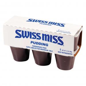 Conagra Swiss Miss Chocolate Pudding Bulk Pack (3.5 Oz, 48 Per Case)