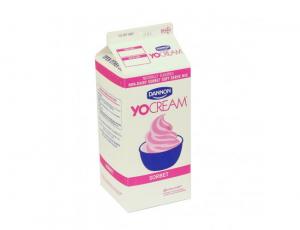 Yocream Pomegranate Raspberry Soft Serve Sorbet Mix (64 OZ, 6 Per Case)