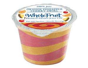 Whole Fruit Orange Pineapple & Cherry Swirl Premium Juice Cup (4 Fl.Oz, 96 Pack)