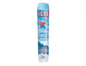 Icee Blue Raspberry Squeeze Up Tubes, 4 Ounce - 24 per case.