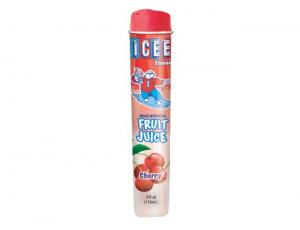 Icee Cherry Freeze Squeeze Up Tubes, 4 Ounce - 24 per case.