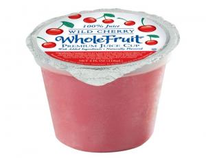 Whole 100% Fruit Wild Cherry Premium Juice Cup (4 Fl.Oz, 96 Per Case)