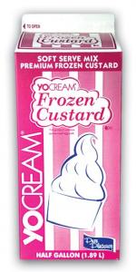 Yocream Ready-To-Eat Custard, Vanilla Cream Soft Serve (64 OZ, 6 Per Case)