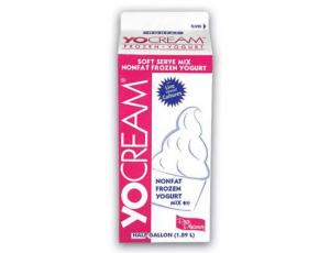 Yocream Pistachio Nonfat Soft Serve Frozen Yogurt Mix (64 Oz, 6 Per Case)