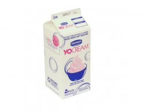 Yocream Premium Original Tart Frozen Nonfat Soft Serve Yogurt Mix, 6 x 64 oz Case