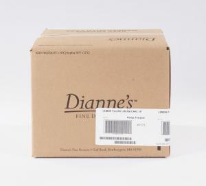Diannes Gourmet Desserts Cream Cake Lemon Italian, 66 Ounce - 2 per case.