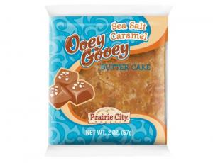 Prairie City Bakery Sea Salt Caramel Ooey Gooey Butter Cake, 2 Ounce - 60 per case.