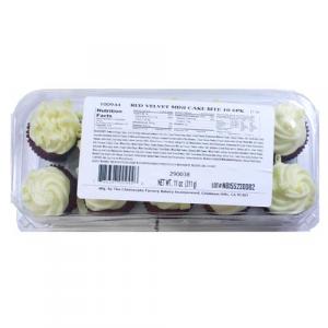 The Dream Factory Red Velvet Mini Cake Bite, 1.1 Ounce6 per case.