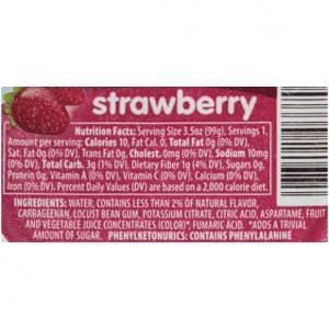Kozy Shack Sugar Free Strawberry Gel, 3.5 Ounce - 48 per case.