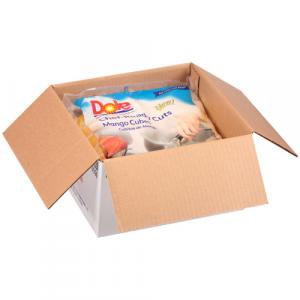 Dole Individual Washed, Peeled & Diced Quick Frozen Mango Cubes (5 lbs, 2/Case)