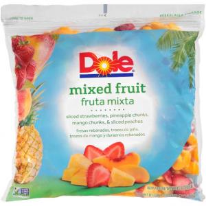 Dole Individual Quick Frozen Mixed Fruit, Ready-To-Eat (5 lbs, 2 Per Case)