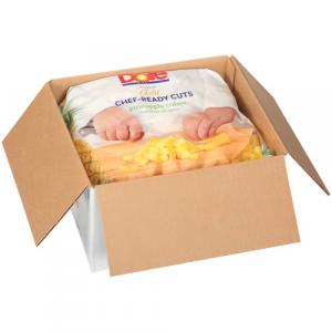 Dole Individual Quick Frozen Cubed Pineapple, 5 Pound2 per case.