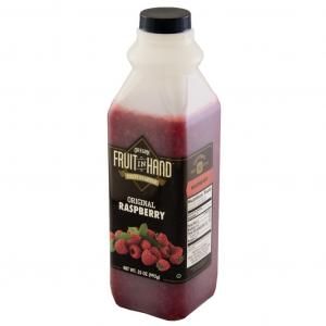 Fruit In Hand Raspberry Pourable Fruit Puree, 35 Ounce - 6 per case.