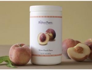 The Perfect Puree Ready-To-Use White Peach Puree (30 OZ, 6 Per Case)