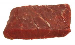 Double Red Provisions Seasoned Flat Iron Steak Choice, 6 Ounce - 6 per case.