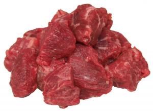 Double Red Provisions Choice Beef Steak Stew, 5 Pound - 2 per case.