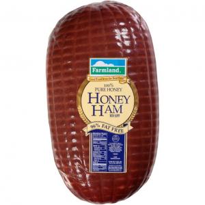 Farmland Water Added Menu Pride Deli Honey Smoked Ham, 9/11 Piece - 2 per case.