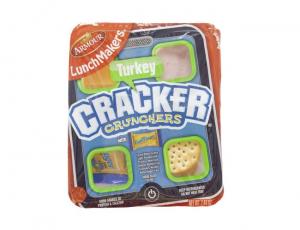 Lunchmaker Turkey Cracker Crunchers - 2.6 oz. lunchkit, 18 per case