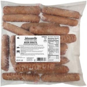 Advance Pierre Ultimate Beer Brat, 5 Pound - 2 per case.