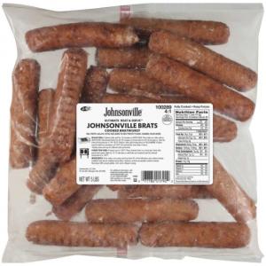 Johnsonville 4 :1 Ultimate Heat and Serve Brat, 5 Pound -- 2 bag
