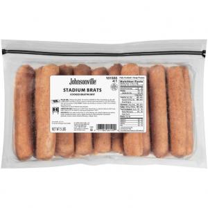 Johnsonville 4 1 Stadium Style Cooked Bratwurst, 80 Ounce -- 2 p