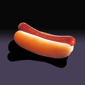 Nathans Famous 8/1 Skinless 100% Real Beef Frank, 6 Inch, 80 Per Case