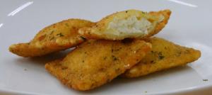 Seviroli Foods Breaded 4 Cheese Medium Square Ravioli Pasta, 5 Pound - 2 per case.