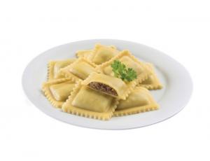 Seviroli Foods Medium Square Beef Ravioli Pasta, 5 Pound - 2 per case.