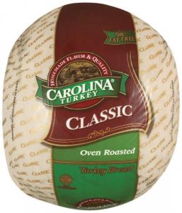 Carolina Classic Oven Roasted Skinless Turkey Breast, 9 Pound - 2 per case.