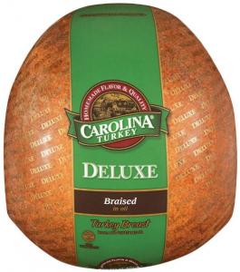 Carolina Deluxe Browned in Oil Skinless Turkey Breast, 9.5 Pound - 2 per case.