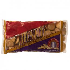 McCain Brew City Beer Battered Zucchini Slice - Appetizer, 3 Pound - 8 per case.