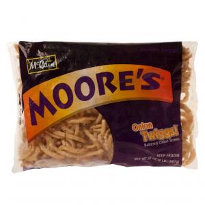 McCain Moores Battered Onion Straw, 2 Pound - 9 per case.