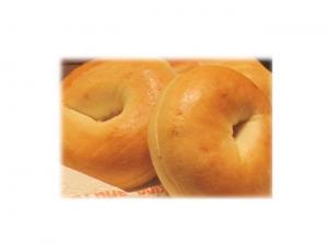 Burry Foodservice Thaw and Sell Sliced Plain Bagel, 4 Ounce72 per case.