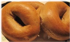 Burry Foodservice Thaw and Sell Sliced Whole Grain Wheat Bagel, 4 Ounce - 72 per case.
