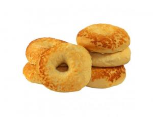 Just Bagels Asiago Cheese Bagel, 4 Ounce - 48 per case.