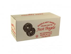 Just Bagels Onion Bagel, 4 Ounce - 48 per case.