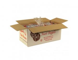 Just Bagels Pumpernickel Bagel, 4 Ounce - 48 per case.