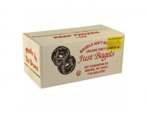 Just Bagels Sliced Everything Bagel, 3 Ounce - 60 per case.