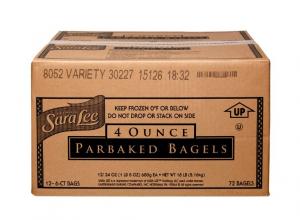 Sara Lee Par Baked Bagel - Variety Pack , 24 Ounce - 12 bags per case.