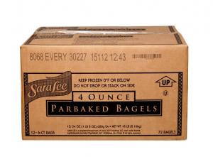 Sara Lee Par Baked Everything Topped Bagel, 4 Ounce -- 72 per ca