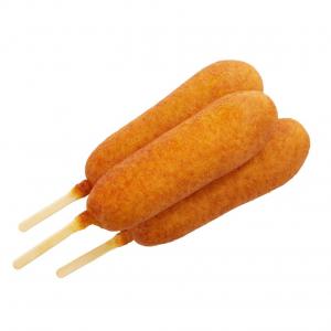 Foster Farms Cheese and Jalapeno Chicken Corn Dog, 4 Ounce - 36 per case.