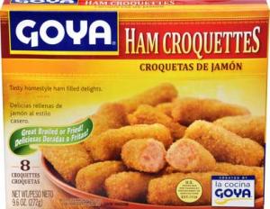 Goya Ham Croquettes, 9.6 Ounce - 12 per case.