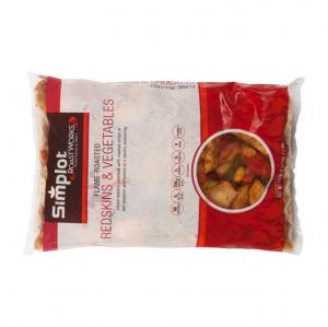 Simplot RoastWorks Flame Roasted Redskins and Vegetables, 2.5 Pound - 6 per case.