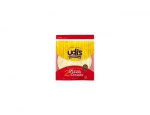 Udis Ready-To-Bake Thin And Crispy Pizza Crusts, Dairy & Gluten Free, 8 OZ, 8/Cs