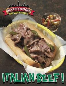 Devanco Italian Beef, 10 Pound - 3 per case.