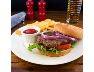 Kings Command Foods - Fully Cooked Old Fashioned Beef Patty (3 OZ, 54 Per Case)